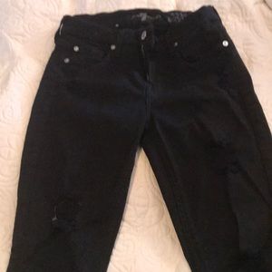 Seven jeans black size 24 ankle length